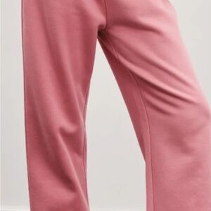 Pink Wide-Leg Pants